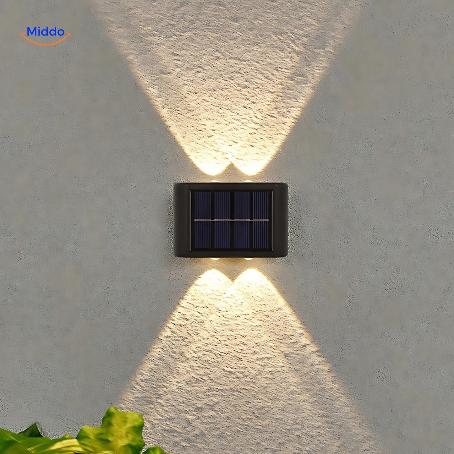 Solar Wandlamp Waterdicht LED voor Buitentuin Verlichting