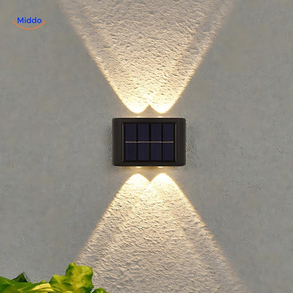 Solar Wandlamp Waterdicht LED voor Buitentuin Verlichting