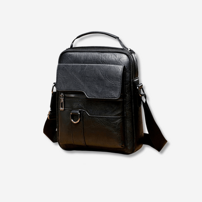 Luxe Leder Schoudertas Stoer en Functioneel