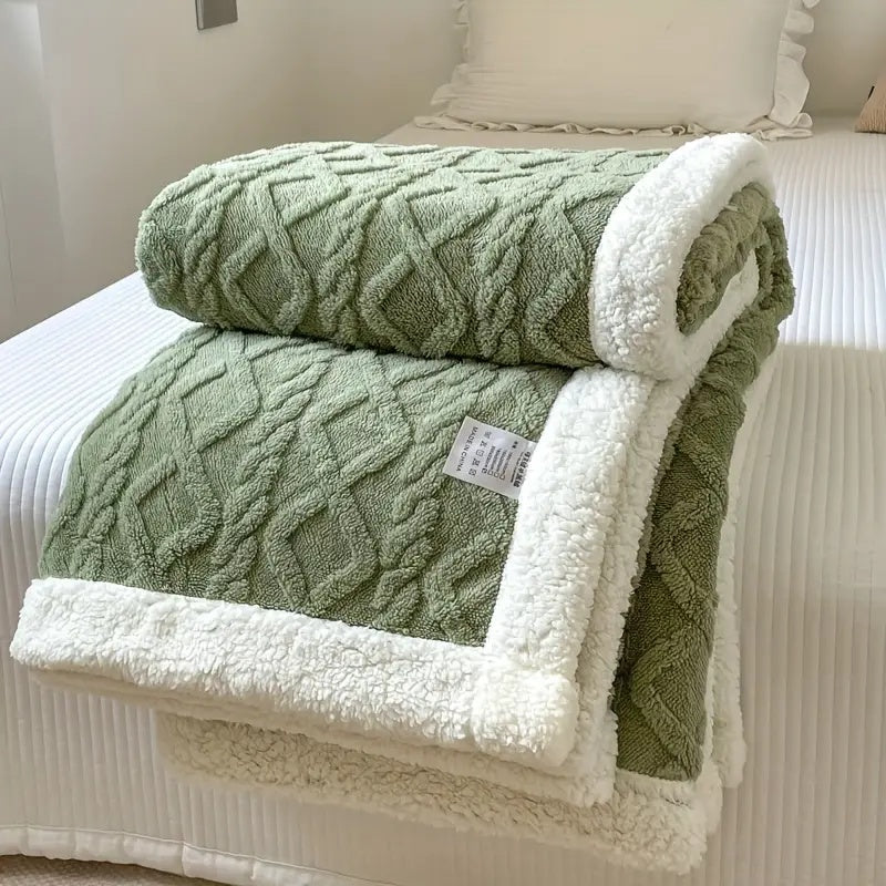 Zachte Sherpa Dekentje Luxe Warmte voor Home en Bed