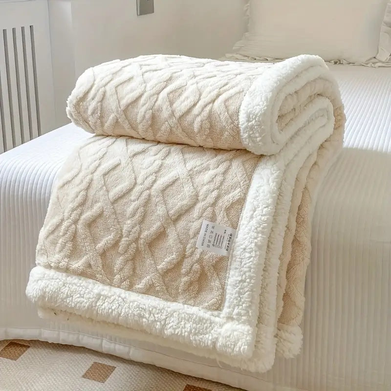 Zachte Sherpa Dekentje Luxe Warmte voor Home en Bed