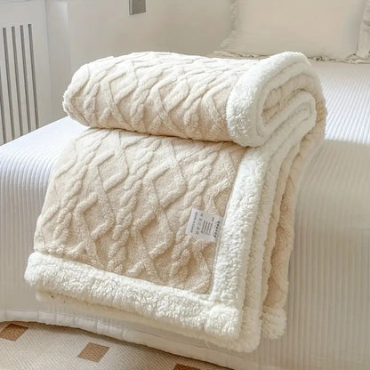 Zachte Sherpa Dekentje Luxe Warmte voor Home en Bed