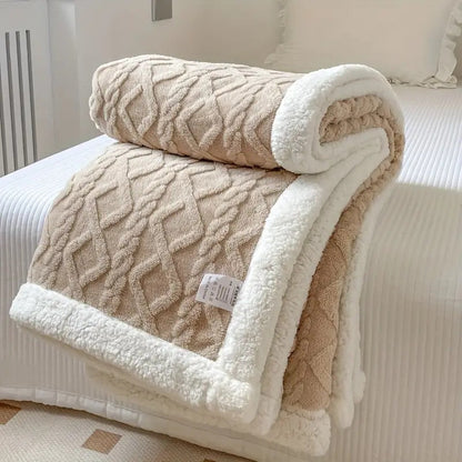 Zachte Sherpa Dekentje Luxe Warmte voor Home en Bed