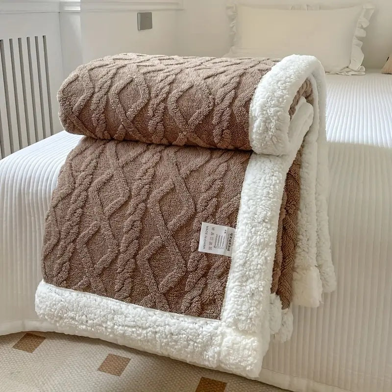 Zachte Sherpa Dekentje Luxe Warmte voor Home en Bed