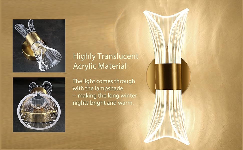 Wandlamp 10W Dimbaar 3 Kleurtemperaturen Moderne Binnenverlichting