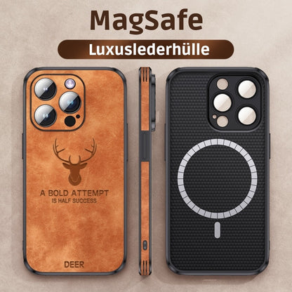 Leren iPhone Hoesje met Stijlvol Design en Schokbestendige Bescherming