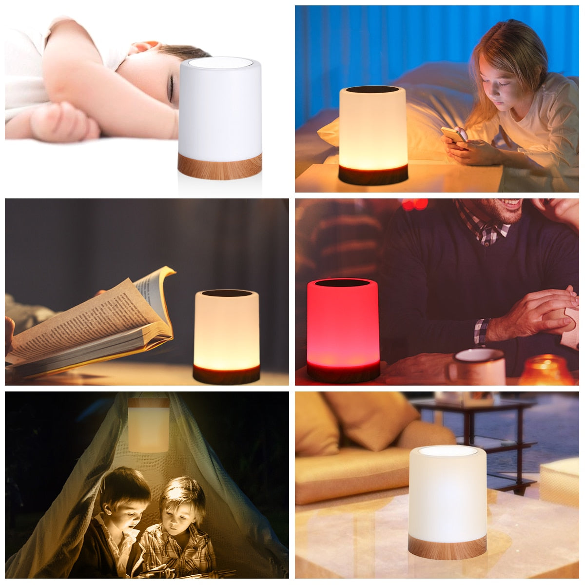 Nachtlicht LED Dimbaar Sfeervolle Verlichting - Velinix