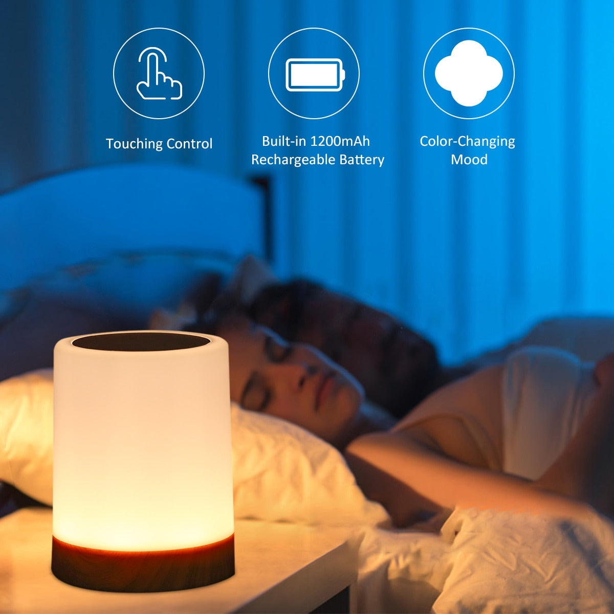 Nachtlicht LED Dimbaar Sfeervolle Verlichting