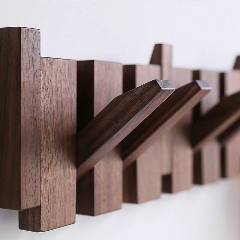 Houten Piano Kapstok Moderne Wanddecoratie met Opbergvak