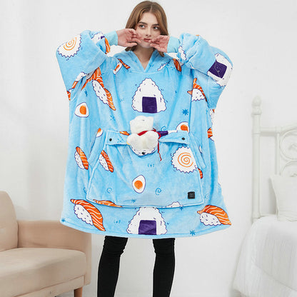 Verwarmde Hoodie Oversize voor Hoge Comfort en Warmte
