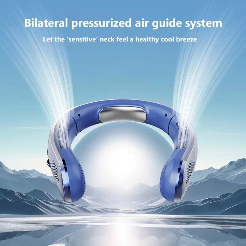 USB Hangende Halsventilator 8000mAh Draagbaar Koeler