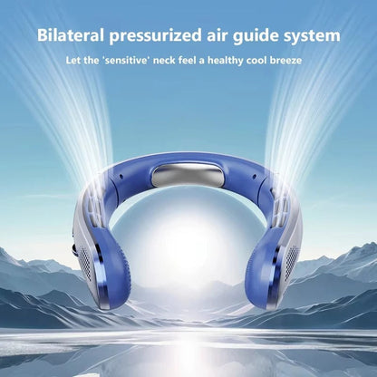 USB Hangende Halsventilator 8000mAh Draagbaar Koeler