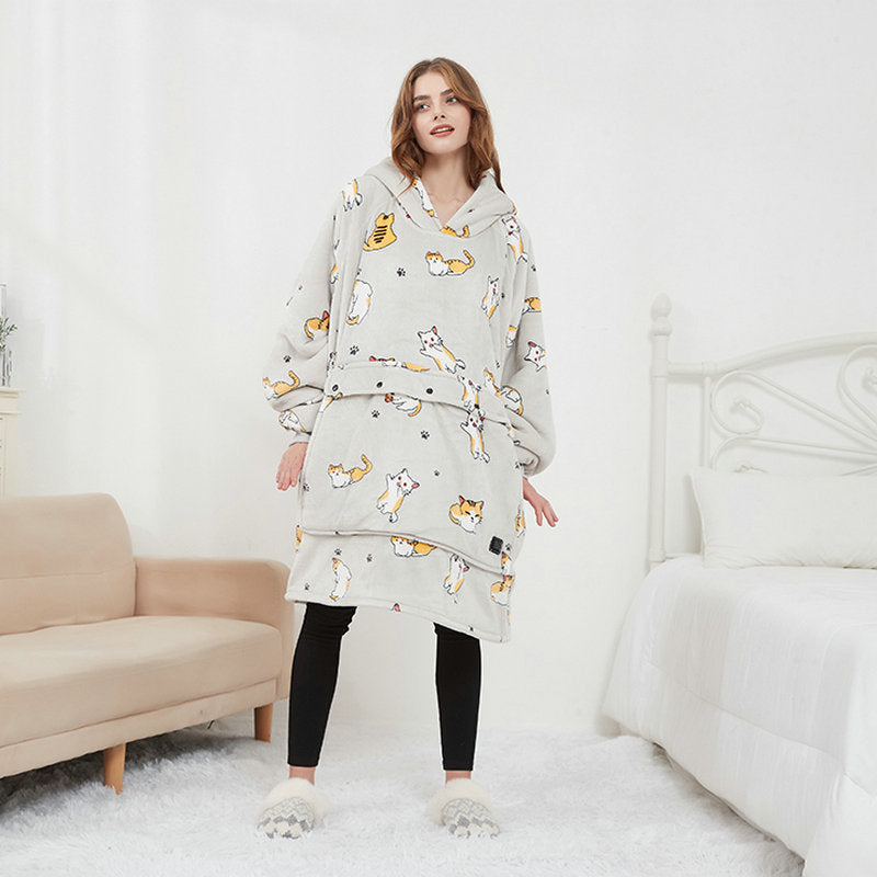 Verwarmde Hoodie Oversize voor Hoge Comfort en Warmte