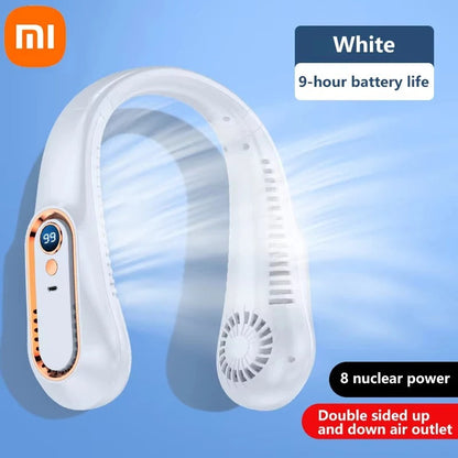 USB Hangende Halsventilator 8000mAh Draagbaar Koeler