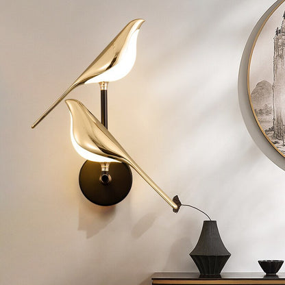 LED Vogellamp Moderne Magnetisch Wandlamp Design