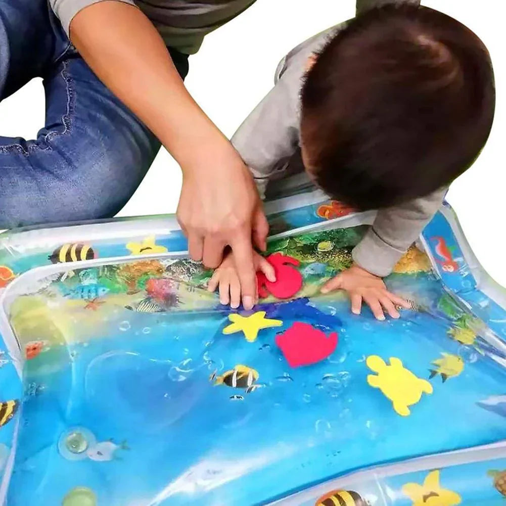 Opblaasbaar Water Speeltapijt Zacht voor Baby's en Peuters