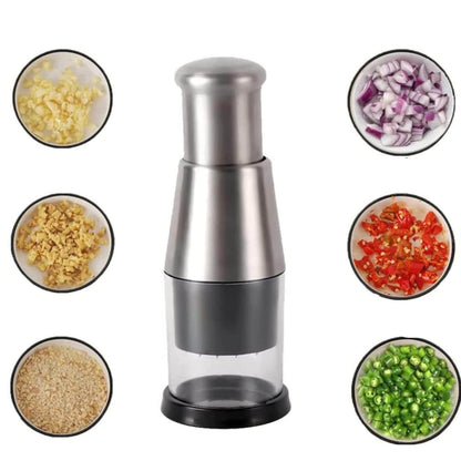 RVS Groentesnijder Handmatig ChefChop Pro Snijhulp