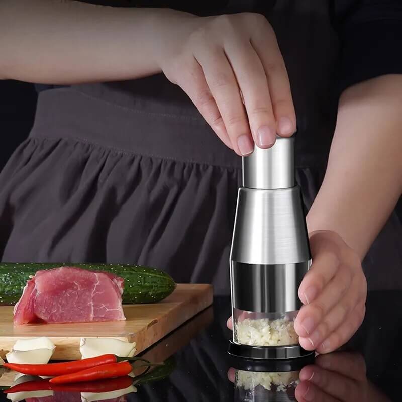 RVS Groentesnijder Handmatig ChefChop Pro Snijhulp