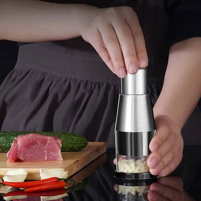 RVS Groentesnijder Handmatig ChefChop Pro Snijhulp