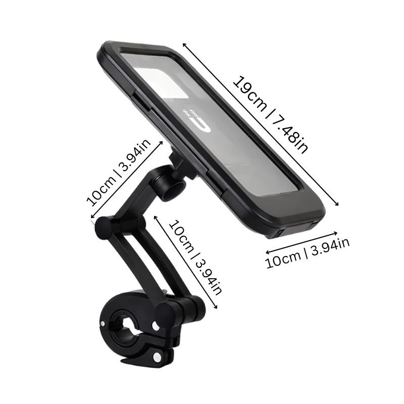 Waterdichte Smartphonehouder voor Fiets met 360° Draai en Regenbescherming
