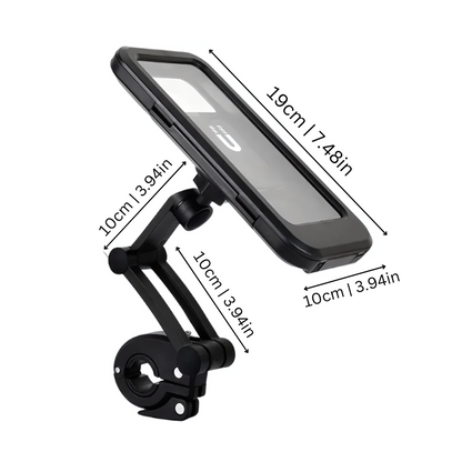 Waterdichte Smartphonehouder voor Fiets met 360° Draai en Regenbescherming