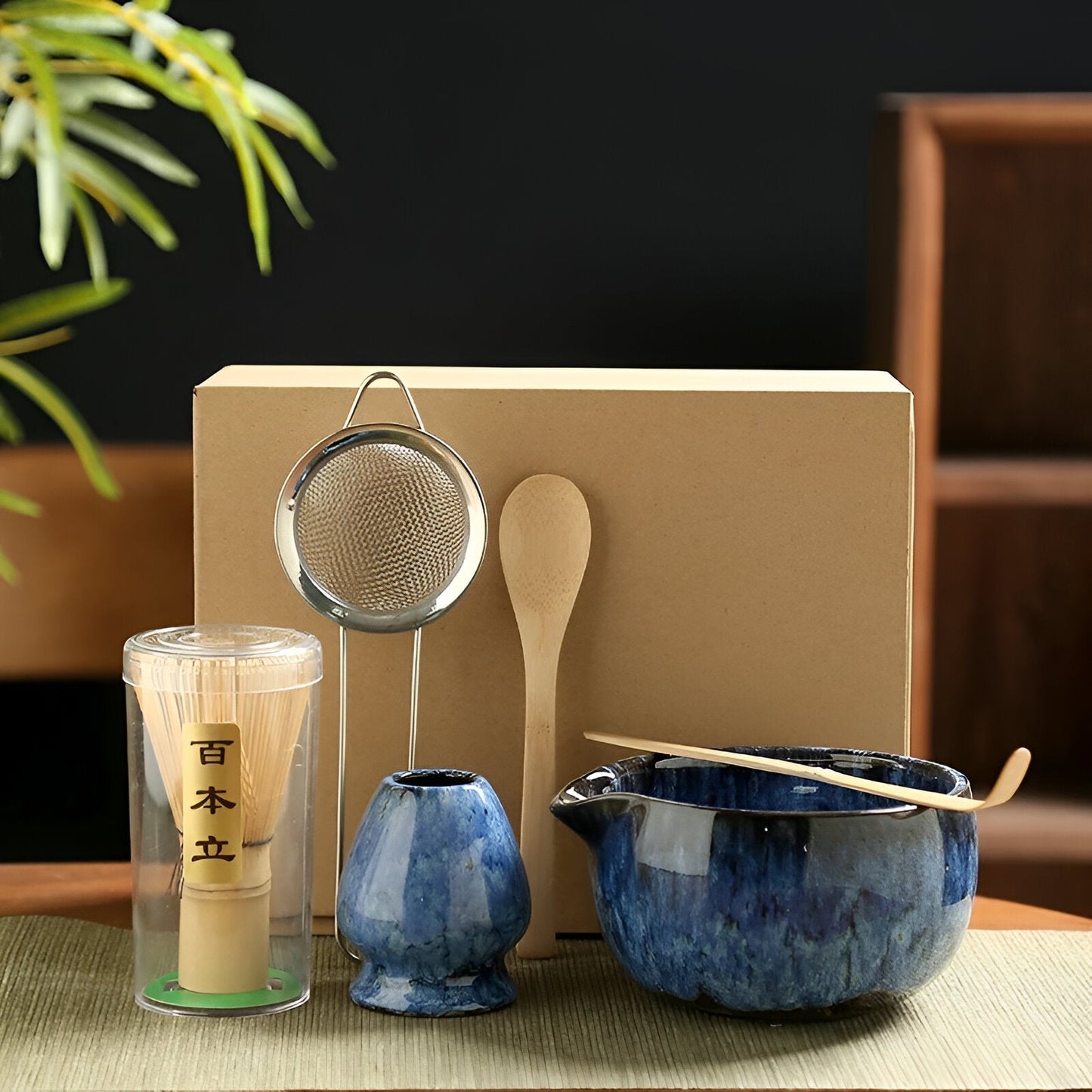 Matcha Theeset Keramiek 6-delig Traditioneel Japans Design