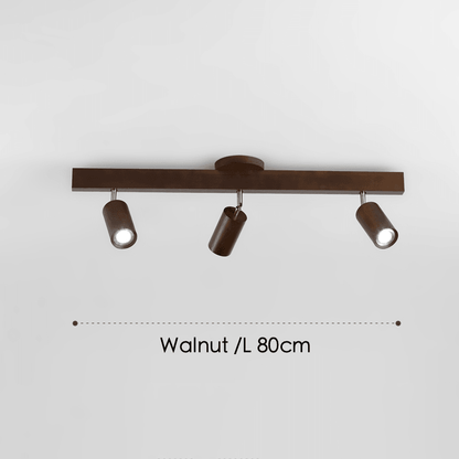Houten Plafondlamp Verstelbaar Modern Massief Hout Design