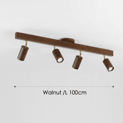 Houten Plafondlamp Verstelbaar Modern Massief Hout Design