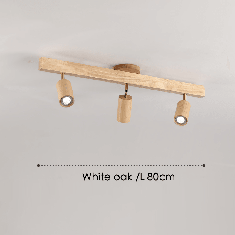 Houten Plafondlamp Verstelbaar Modern Massief Hout Design