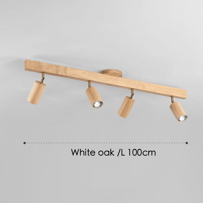 Houten Plafondlamp Verstelbaar Modern Massief Hout Design