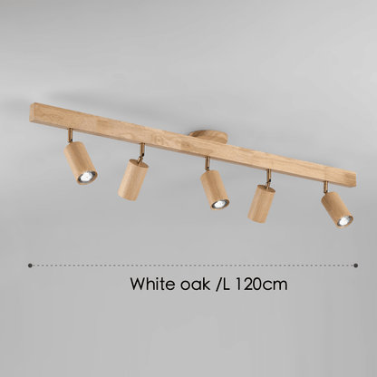 Houten Plafondlamp Verstelbaar Modern Massief Hout Design