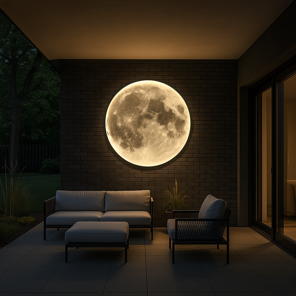 LED Maanlamp Wandverlichting Binnen en Buiten Decoratie