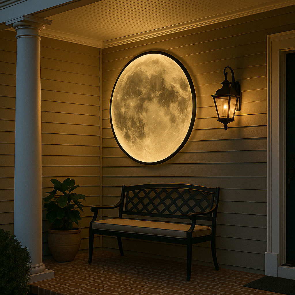 LED Maanlamp Wandverlichting Binnen en Buiten Decoratie