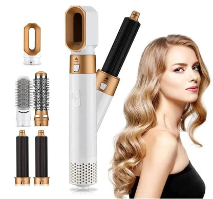 5-in-1 Haarstyler met Coanda Effect en 6 Verschillende Opzetstukken