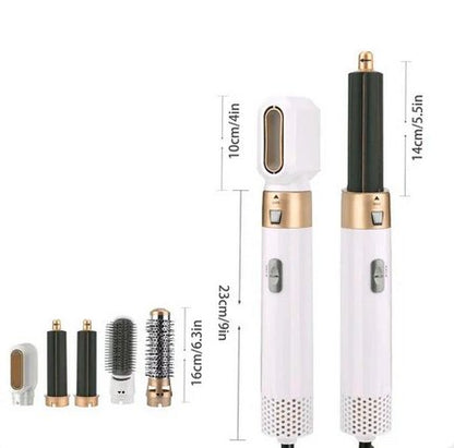 5-in-1 Haarstyler met Coanda Effect en 6 Verschillende Opzetstukken
