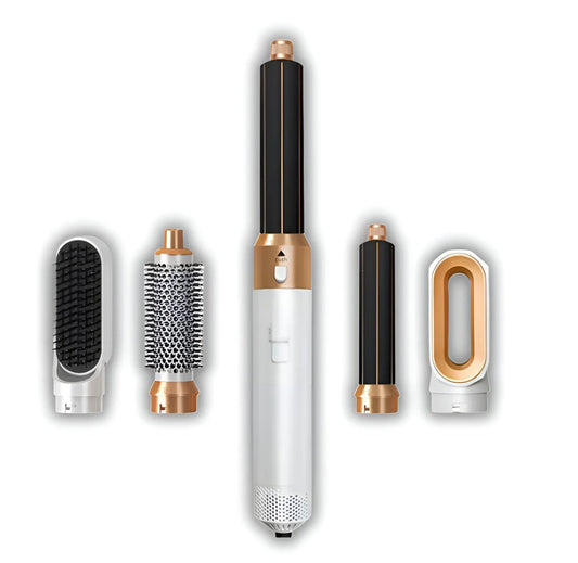 5-in-1 Haarstyler met Coanda Effect en 6 Verschillende Opzetstukken - Velinix