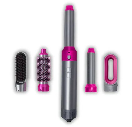 5-in-1 Haarstyler met Coanda Effect en 6 Verschillende Opzetstukken