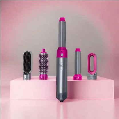 5-in-1 Haarstyler met Coanda Effect en 6 Verschillende Opzetstukken