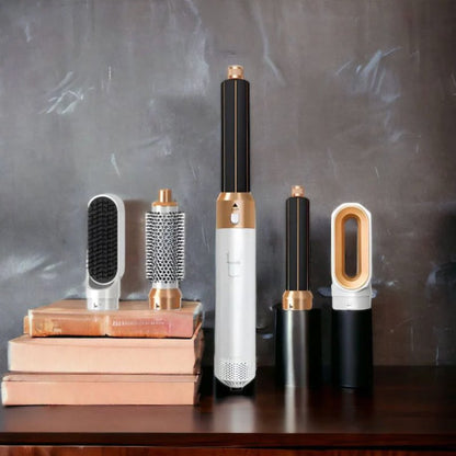 5-in-1 Haarstyler met Coanda Effect en 6 Verschillende Opzetstukken