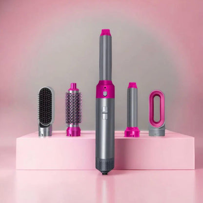 5-in-1 Haarstyler met Coanda Effect en 6 Verschillende Opzetstukken