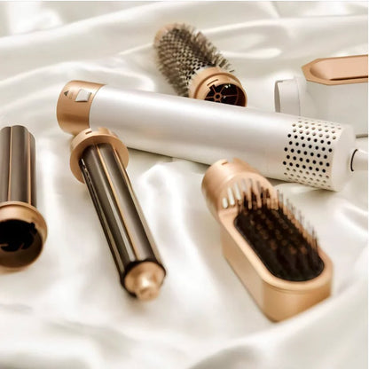 5-in-1 Haarstyler met Coanda Effect en 6 Verschillende Opzetstukken