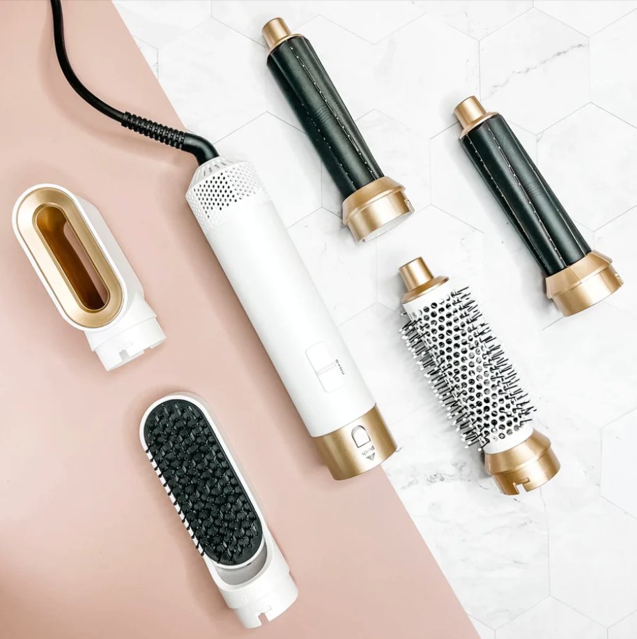 5-in-1 Haarstyler met Coanda Effect en 6 Verschillende Opzetstukken