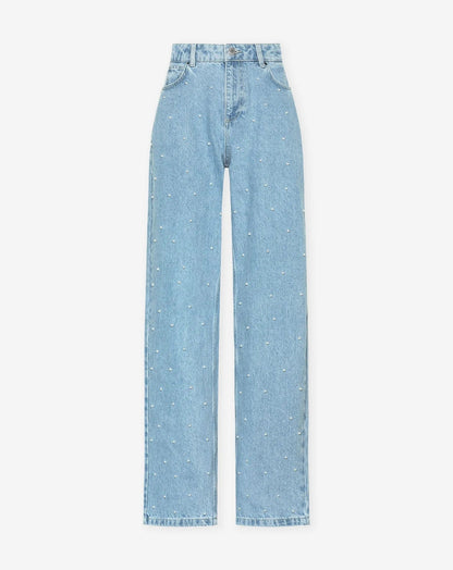 Glamour Broek met Glitter en Stretch