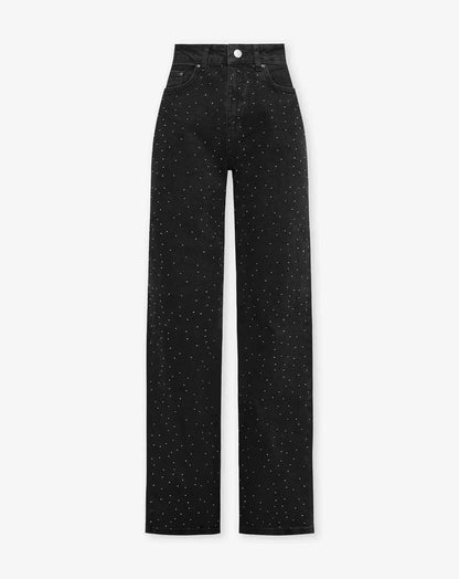 Glamour Broek met Glitter en Stretch