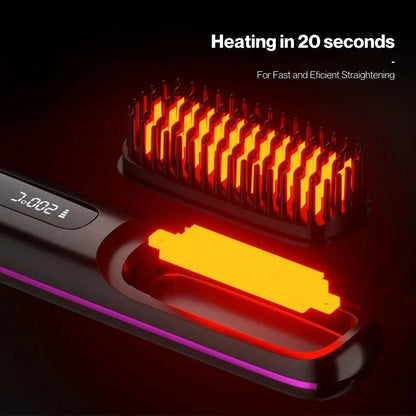 Haarstyler Kam Elektrisch LCD Glad en Stijl