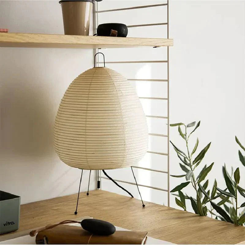 Rijstpapier Lamp Sereni - Handgemaakt voor een Gezellige Sfeer