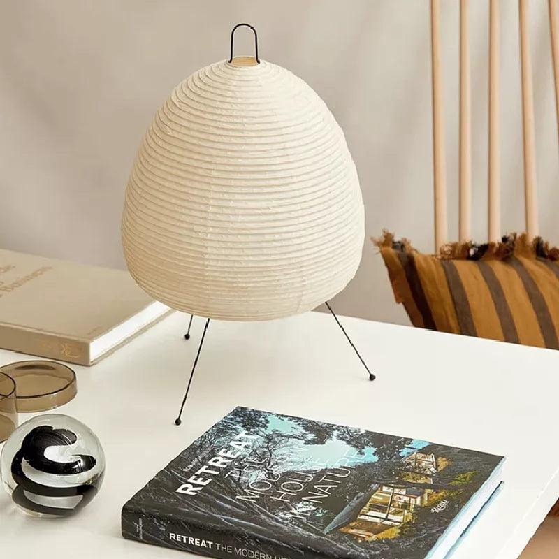 Rijstpapier Lamp Sereni - Handgemaakt voor een Gezellige Sfeer