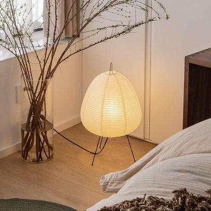 Rijstpapier Lamp Sereni - Handgemaakt voor een Gezellige Sfeer