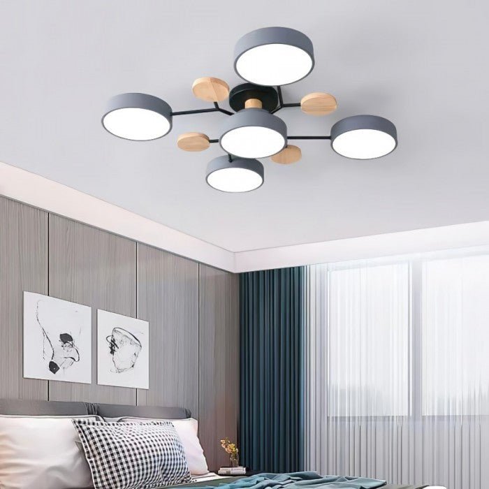 LED Plafondlamp Scandinavisch Design Vertakt Modern
