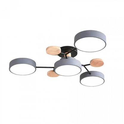 LED Plafondlamp Scandinavisch Design Vertakt Modern